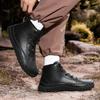 Höst/Vinter Par Bred Huvud Barfota Stora Vandringsskor Mellanhöga Utomhus Vandringsskor