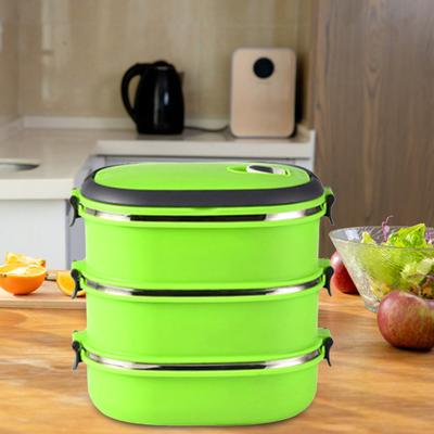 Portapranzo in Acciaio Inossidabile Isolamento Termico Bento Box Portatile Facile