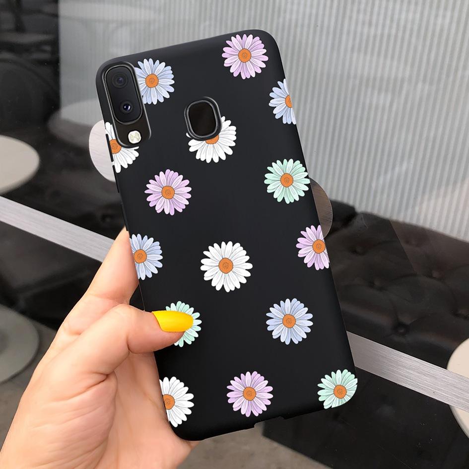 Bunte Blumen Hülle Für Samsung Galaxy A20 A20S A20E Hüllen Silikon Rückseite Weiche Fundas Für Samsung A20 S A207F A 20 E Coque