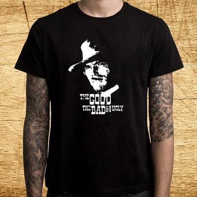 The Good The Bad and The Ugly Movie Men's Black T-Shirt Tee Top Unisex