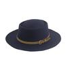 Classical Homburg Hat Cowboy Hats Gift for Boyfriend Top Hat Wide Brimmed
