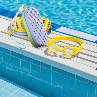 1Pc Silicone Large CapacityDual-Sided Zipper Swimming Goggles Storage Box With Drain Hole Zipper Sunglasses Case