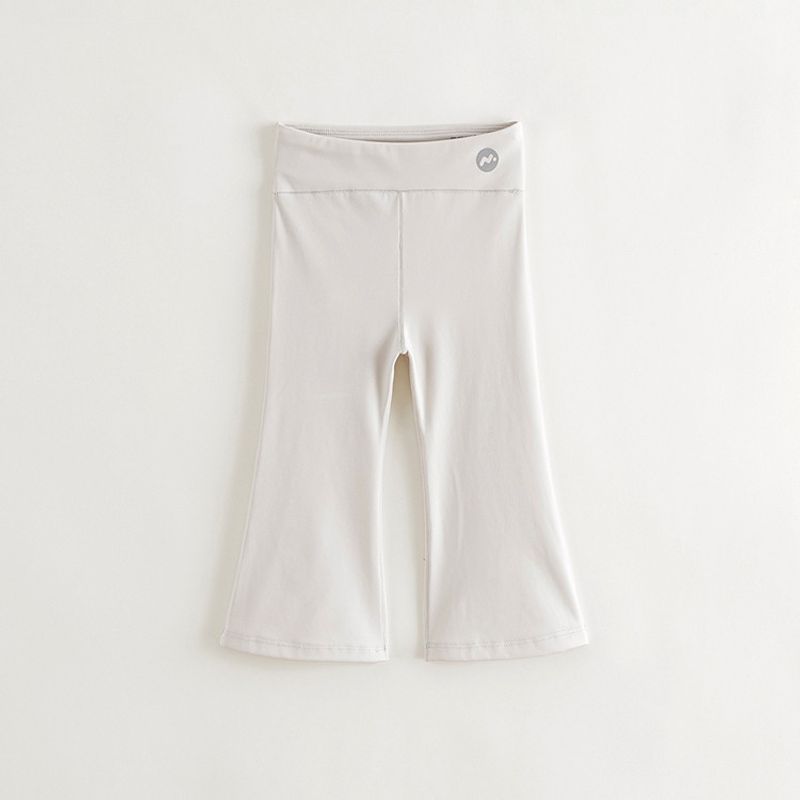 Mark Jenny Elastic Sports Yoga Pants Flared Pants Children s Leggings 2026 Spring and Autumn Pants 241616 Bright Moon Gray 110