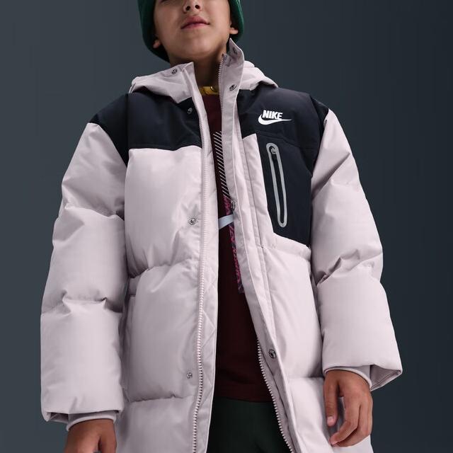 Kids' Nike Kids Down Jackets Hooded (Non-detachable) Moderate Hooded