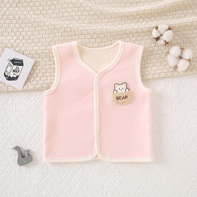Super Soft German Velvet Infant & Toddler Vest - Warm Fleece Camisole for Spring & Autumn