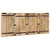 Headboard 200 cm Solid Raw Mango Wood