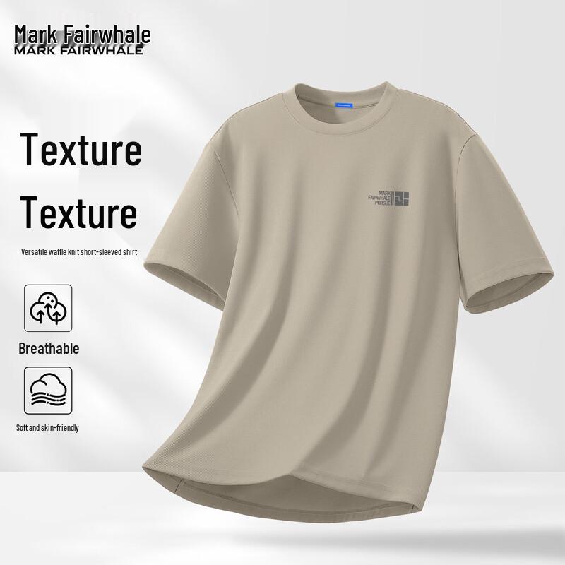Mark Fairwhale Men s Waffle Knit Loose Fit T-Shirt 2XL