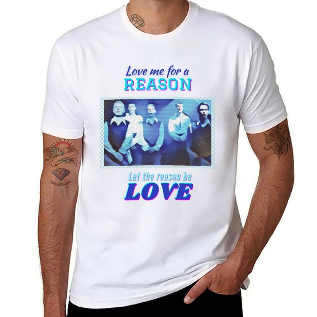 Love Me For A Reason 90s Throwback Tshirt Fashion Graphic Tee For Unisex