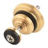 Return Pin Valve Core M30x1 5 Brass for UFH Actuator Used in Underfloor Heating Manifold Offers Secure and Stable Fluid Control