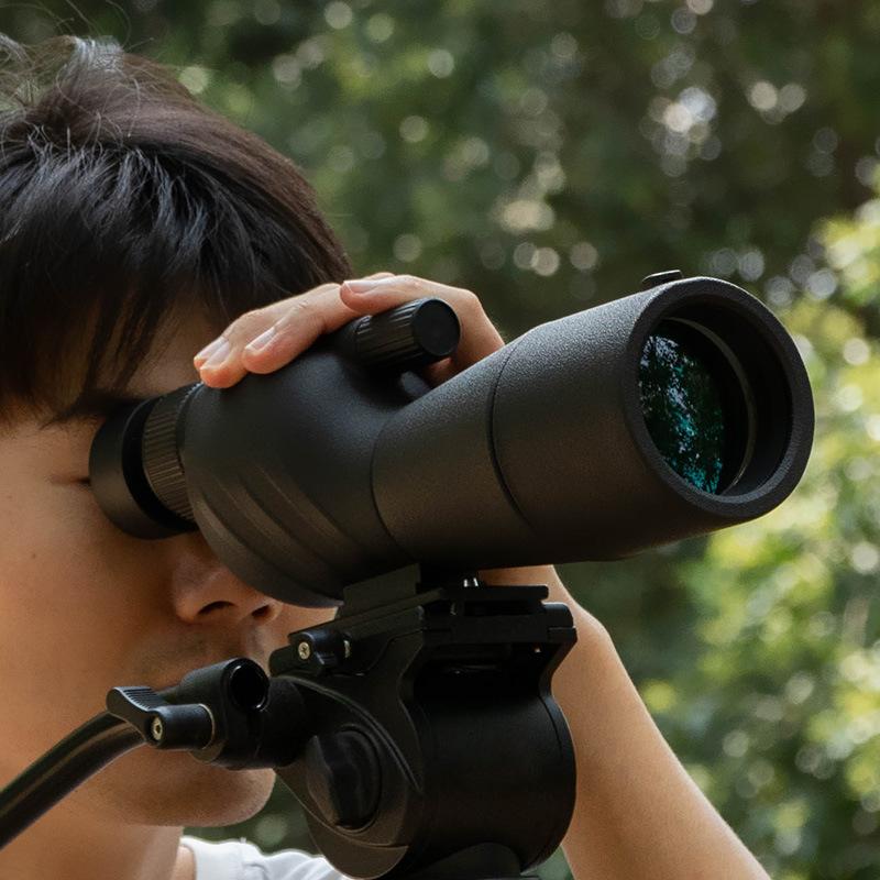 Fabriks 25-75x60 monokulärt teleskop Högeffekts kontinuerlig zoom Låg ljusnivå Night Vision Storkaliber Fågelskådningsspegel utomhus