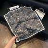 Elegant Silk-Style Square Scarf: Fashionable, Professional Decorative Shawl for Women