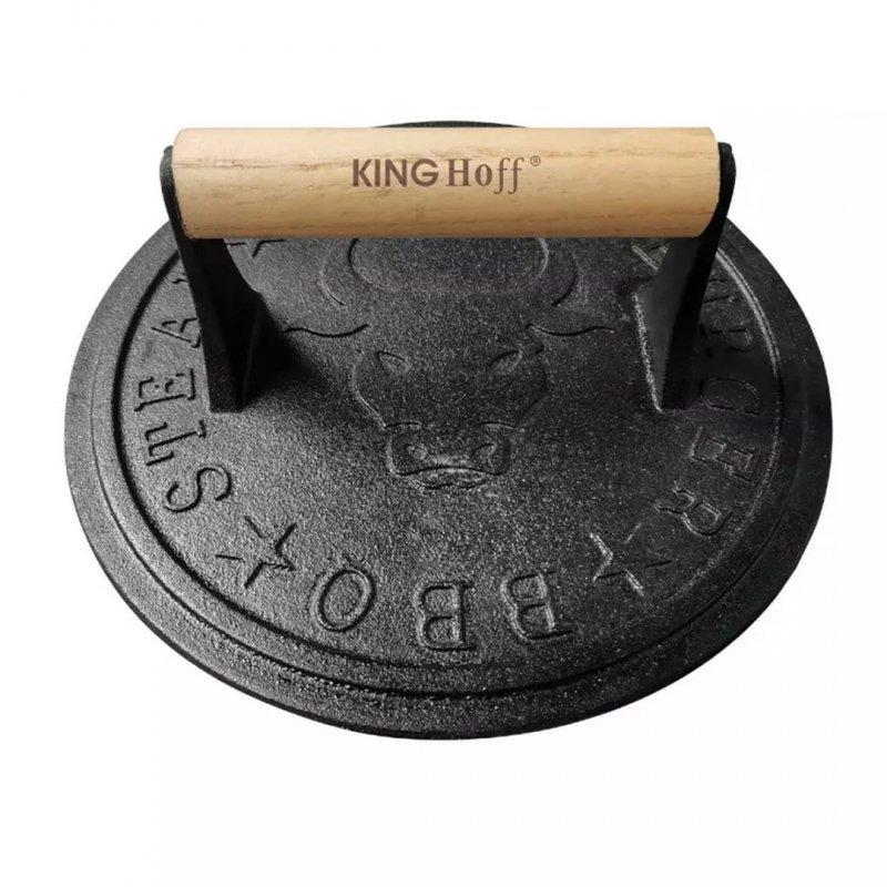 Presă din Fontă pentru Burgeri și Fripturi Kinghoff Kh-1760 22 cm
