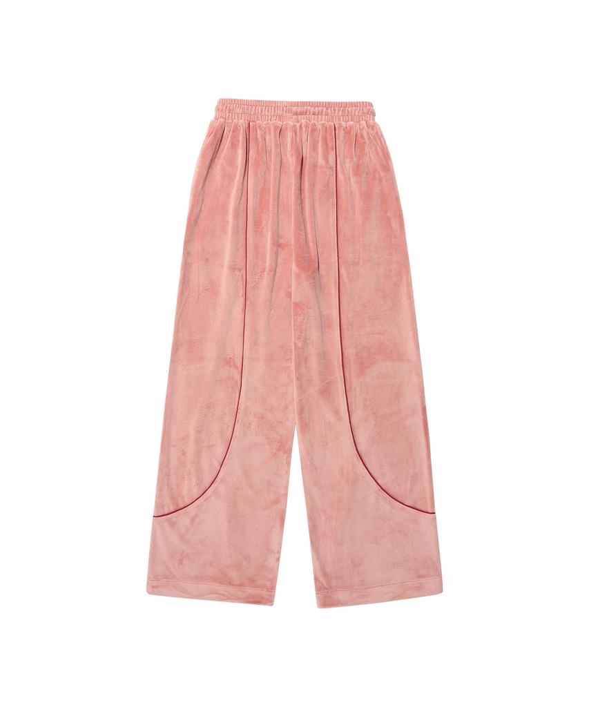 AMES-WORLDWIDE Velour Track Pants Pink
