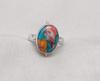 925 Sterling Silver Spiny Oyster Turquoise Ring: Handmade Boho Jewelry