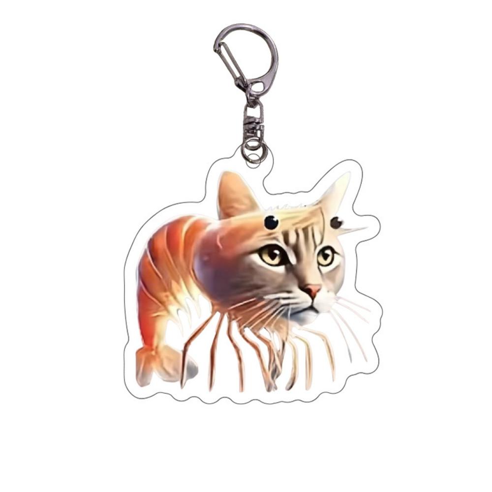 Acrílico plano 2D celebridade da internet haste quente Shanhaijing chaveiro engraçado abstrato boneco de palito de madeira pé grande árvore pingente de acrílico