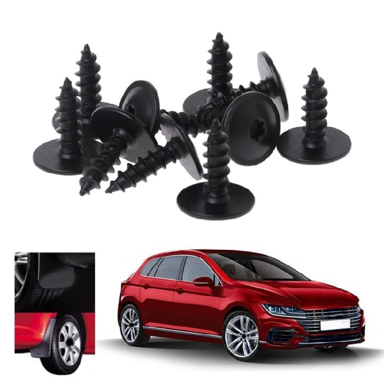 Car Door Panel Screws Rivet Door Panel Nails Black Torx Screw Self-tapping Screw