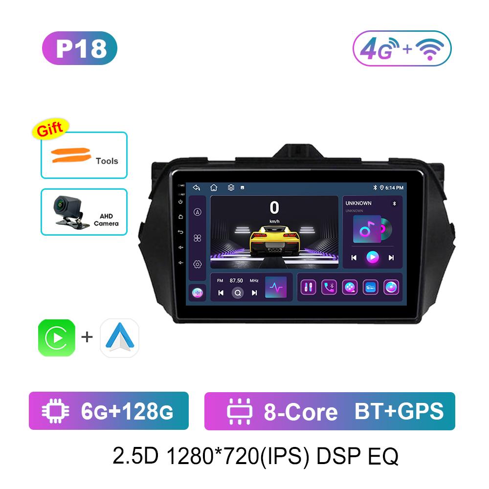 For Suzuki Alivio Ciaz 2014 - 2019 HD Touch Screen GPS Navigation Android Car Radio Multimedia Video Player 4G WiFi Bluetooth