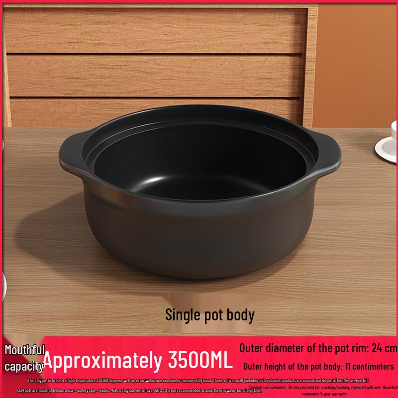 High-Temperature Ceramic Cooking Pot