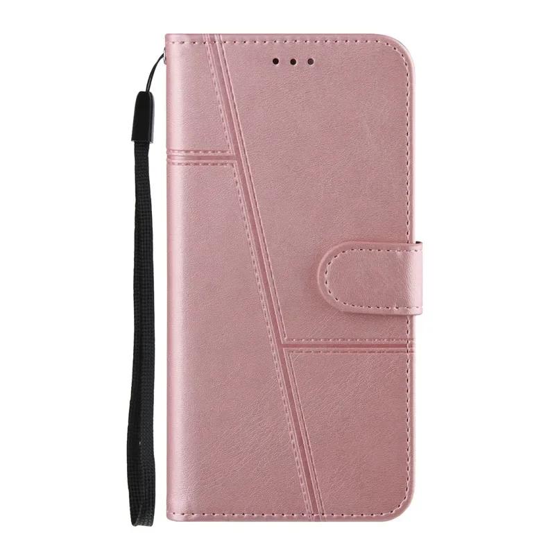 

For Xiaomi Poco X7 Case Flip Wallet Book Cover for Coque Xiomi Xiaomi Poco X7 PocoX7 X 7 Leather Protective Phone Case Funda for Poco X7 рожевий колір золота
