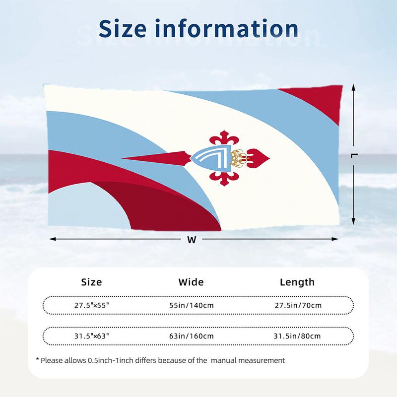 Celta Vigo FC Druck Schnelltrocknendes Strandtuch Mikrofaser Saugfähig Tragbares Reise-Schwimmtuch