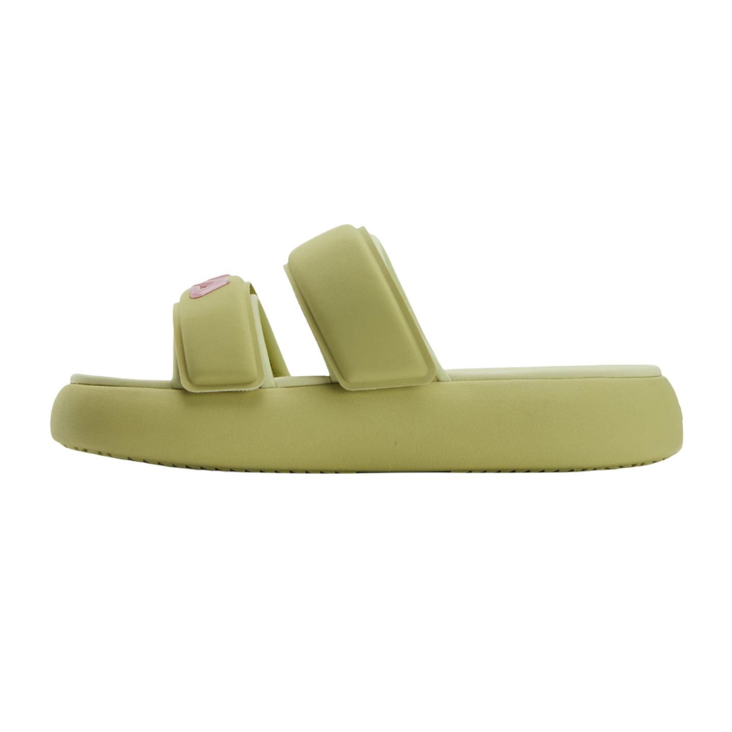 

New FILA DONUT Slide Slippers Women s Gold Green F12W421505FGG 38