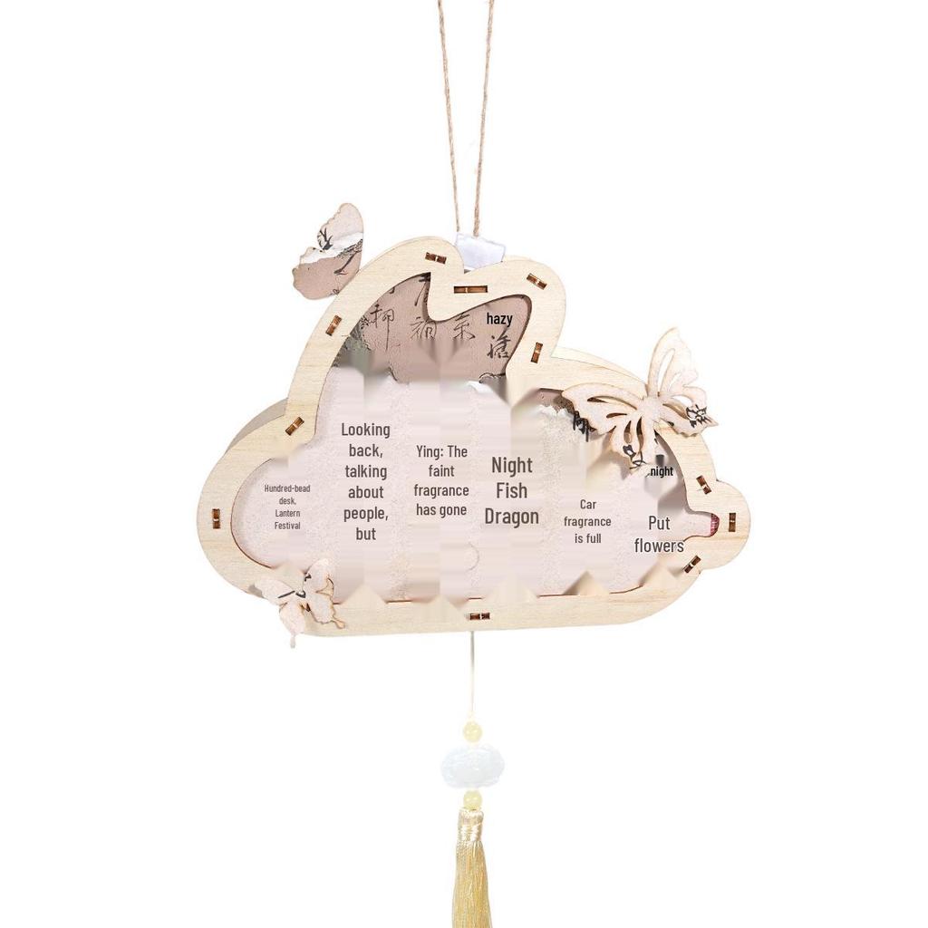 2026 Rabbit Palace Luminous Calligraphy Lantern DIY Kit: Kids' Handheld Mid-Autumn Wooden Flower Lantern