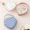 Heart-shaped Jewelry Organizer Portable Valentine Gift Packaging Box  Girlfriend Gift