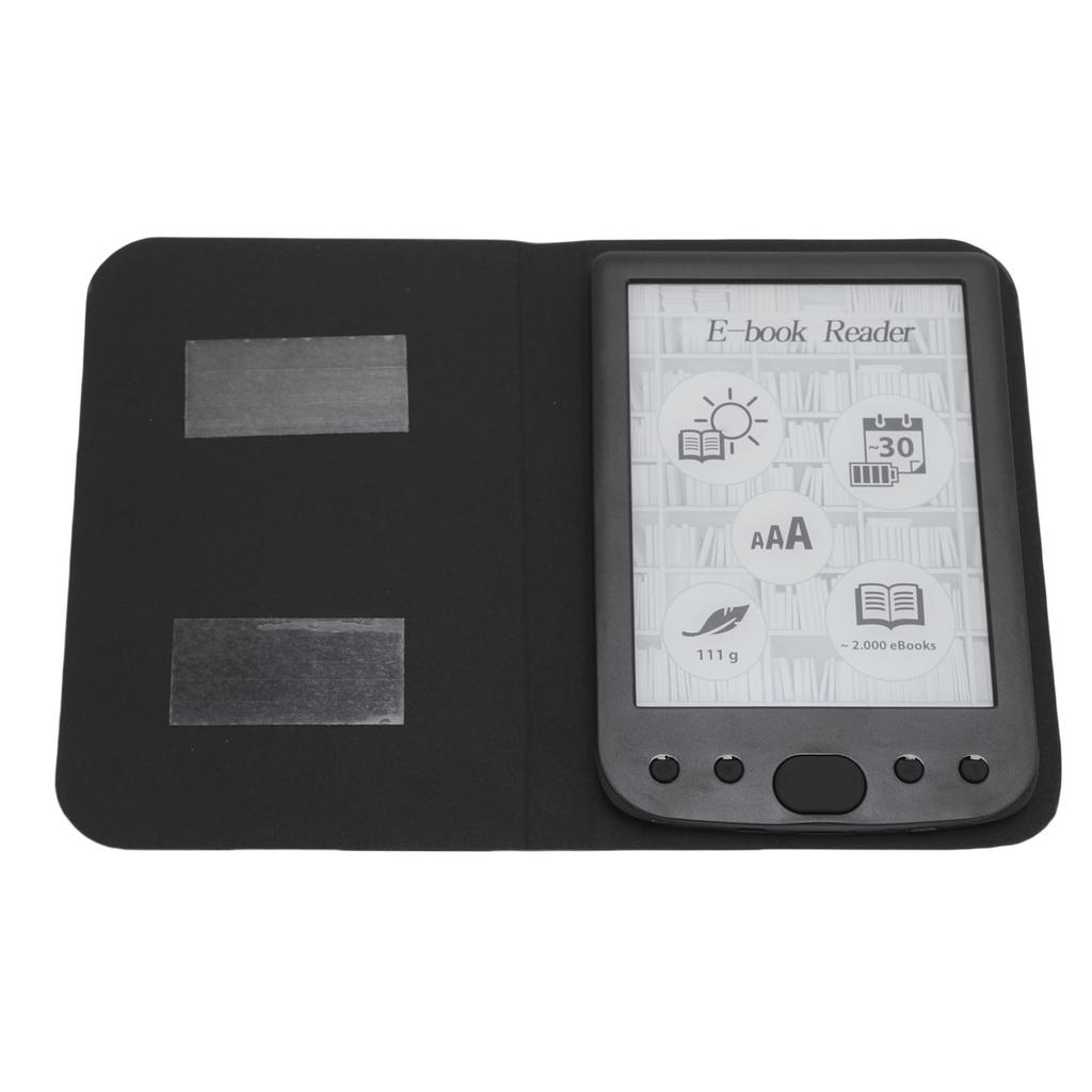E Reader Eye Friendly 6 Inch 800x600 Touch Screen E Book Reader with Protective Case 2500mAh Battery Support Up To 32G