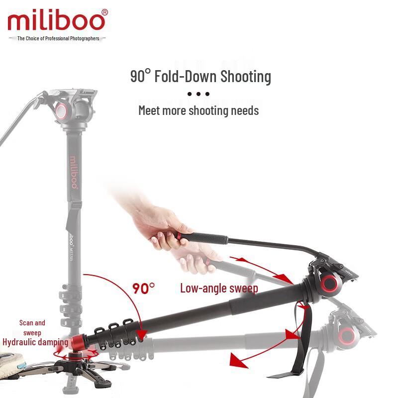Miliboo MTT705III-CA Carbon Fiber Monopod with Hydraulic Head