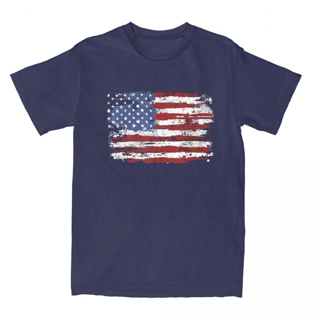 Steagul American SUA Statele Unite ale Americii SUA 4 Iulie Tricou Tricouri de Vară Tricou de Bumbac Pentru Bărbați Mânecă Scurtă