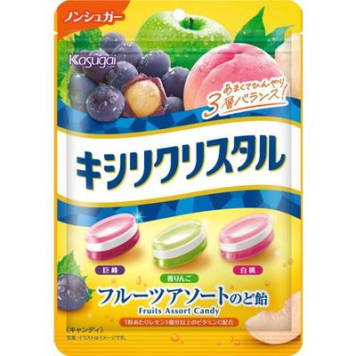 Kasugai Seika Kisiricrystal Fruit Assortment Halspastillen 67g Eigenschaften Golden Trio Fruchtbonbons (g Eigenschaften Golden Trio Fruchtbonbons (Traube, weiße Erbse