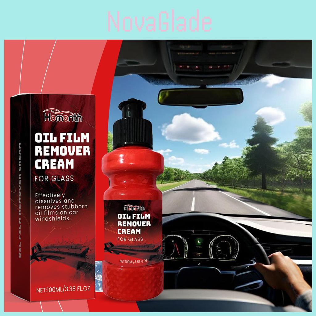 Powerful Homonth Car Windshield Oil Film Remover For Crystal Clear Glass Cleaning
