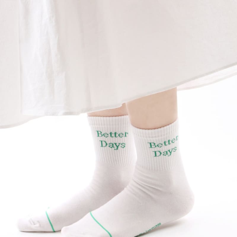 SOCKS THE LANGUAGE Better Day Ankle Band Socks
