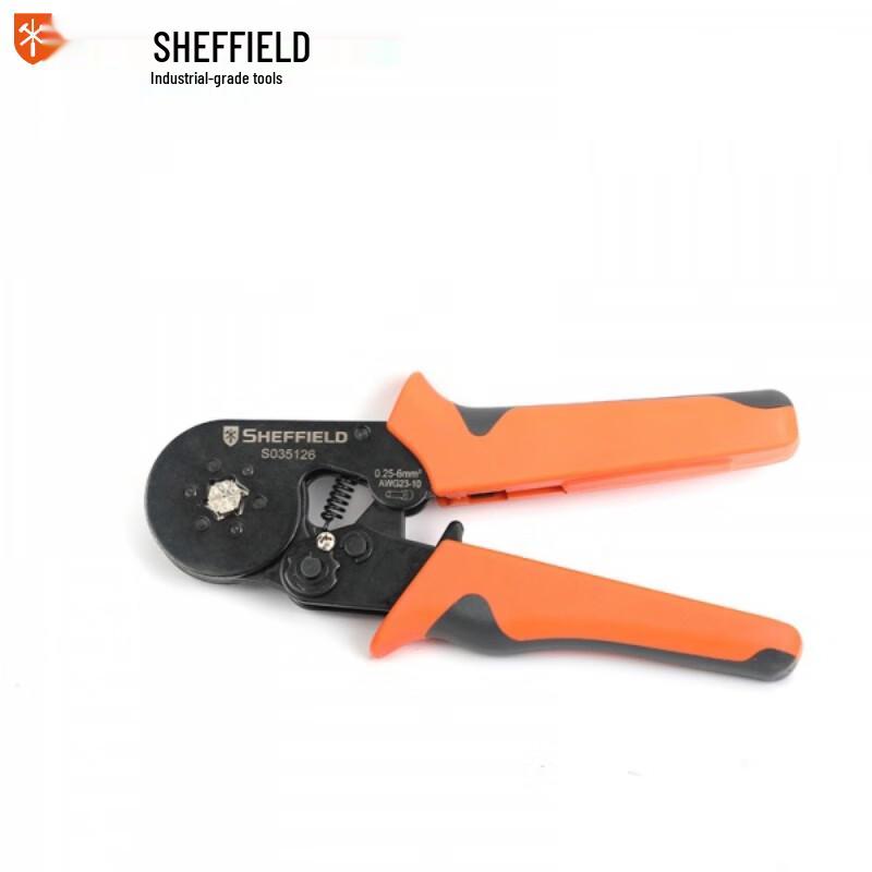 SHEFFIELD S035126 Hexagonal Self-Adjusting Crimping Pliers