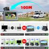 WIFI Wireless Rear View Backup Camera Solar Powered Energy Magnet Reverse Cam with AHD 5"  Monitor for Camper Truck Trailer