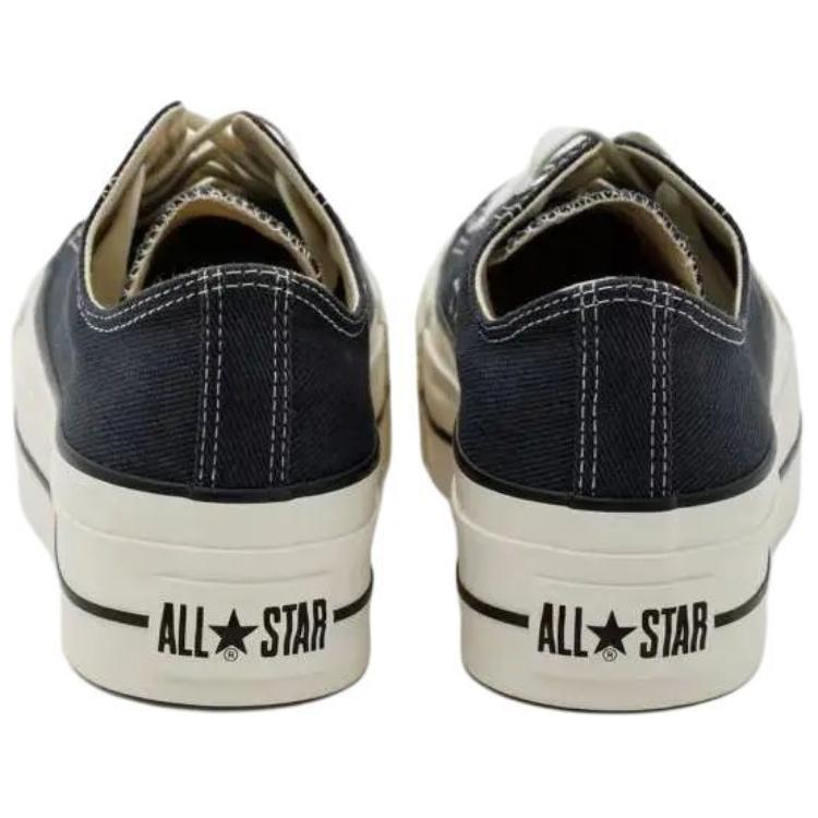 Converse All Star Lifted Ox Comfortable Low Top Canvas Shoes Men Sneakers Black BFA35120