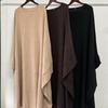 Yiduo Duo Waist-Slimming Batwing Sleeve Dress with Belt