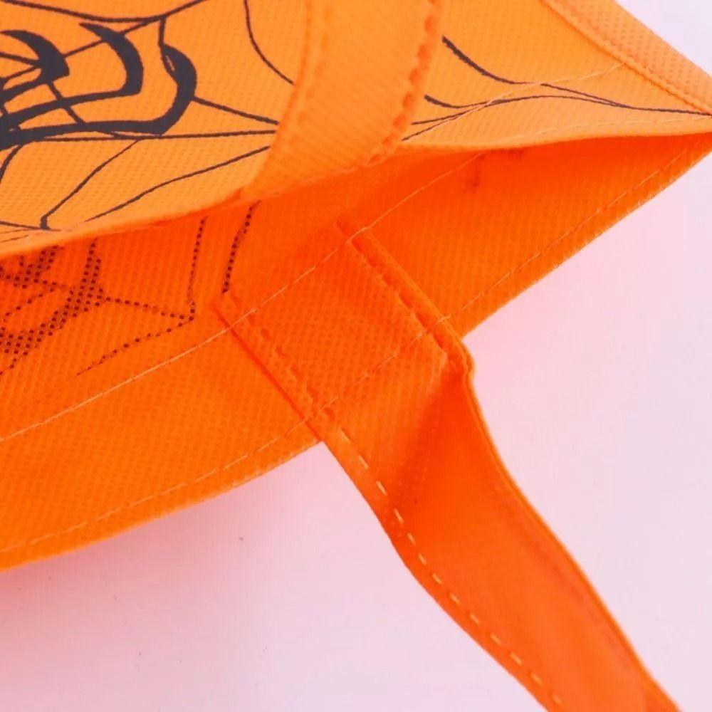 6 Buc. Geantă Tote Ușoară pentru Bomboane de Halloween Geantă cu Mâner din Material Netesut Geantă Cadou Nouă Festival Halloween