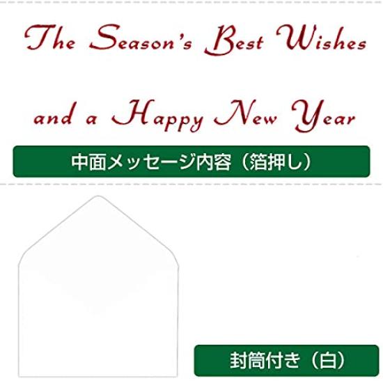 Mini Santa Greeting Life Christmas Card Japanese Style New Eve Year's SJ-71