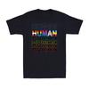 HUMAN LGBT Month Gay Pride Rainbow Transgender Lesbian Vintage Men's T-Shirt