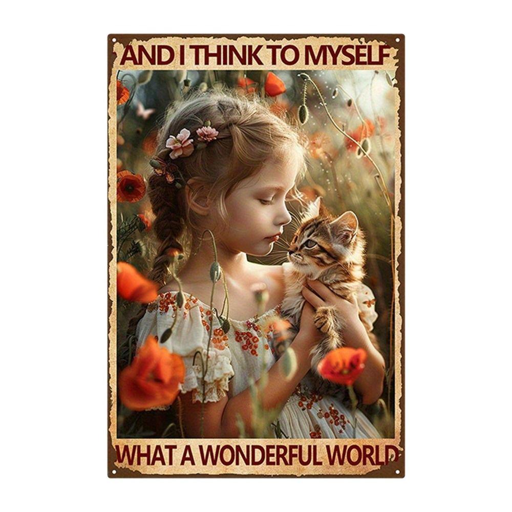Metal Poster Chicken Easter Eggs Kitchen Decor 20x30cm