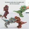20-1PCS Finger Dinosaur Tricky Tyrannosaurus Finger-biting Dinosaurs Movable Joints Hand Doll Prop Dino Toys for Children Gifts