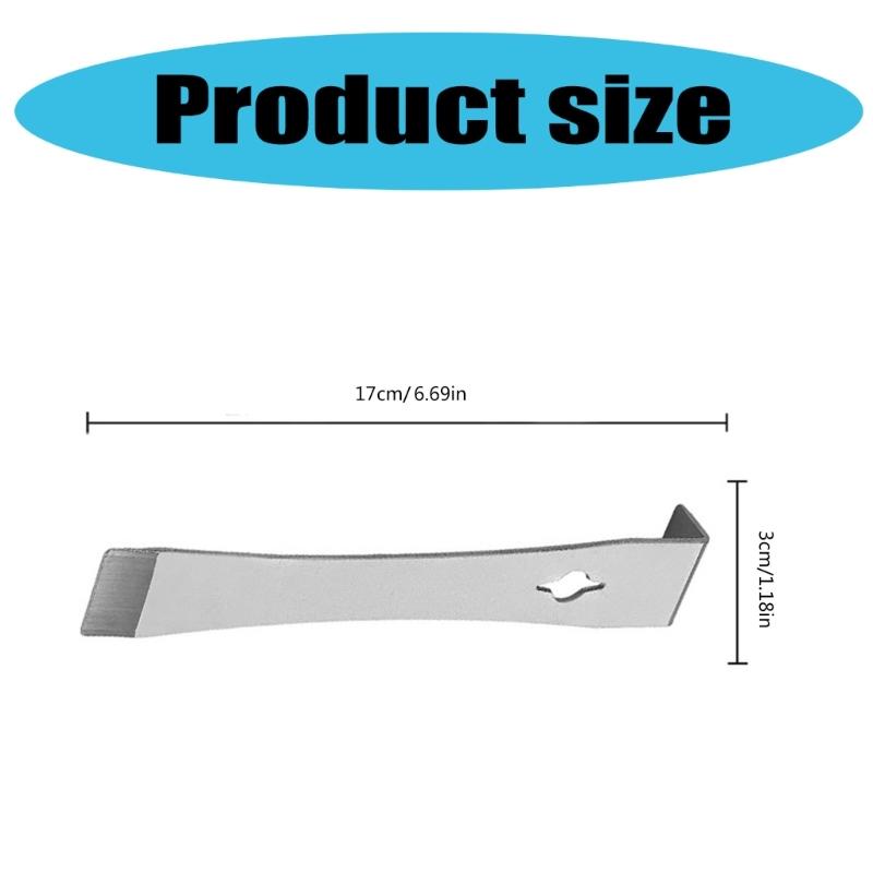 Stainless Steel Crowbars Staple Remover Scraper Automobile Disassembly Modification Metal Crowbars Woodworking Tool