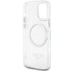 Guess Guhmp12Mhtrms Iphone 12/12 Pro 6.1 Srebrny/Silver Hard Case Metal Outline Magsafe