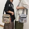 Korean Crossbody Shoulder Bags for Women Men Unisex Transparent Pocket Phone Bag