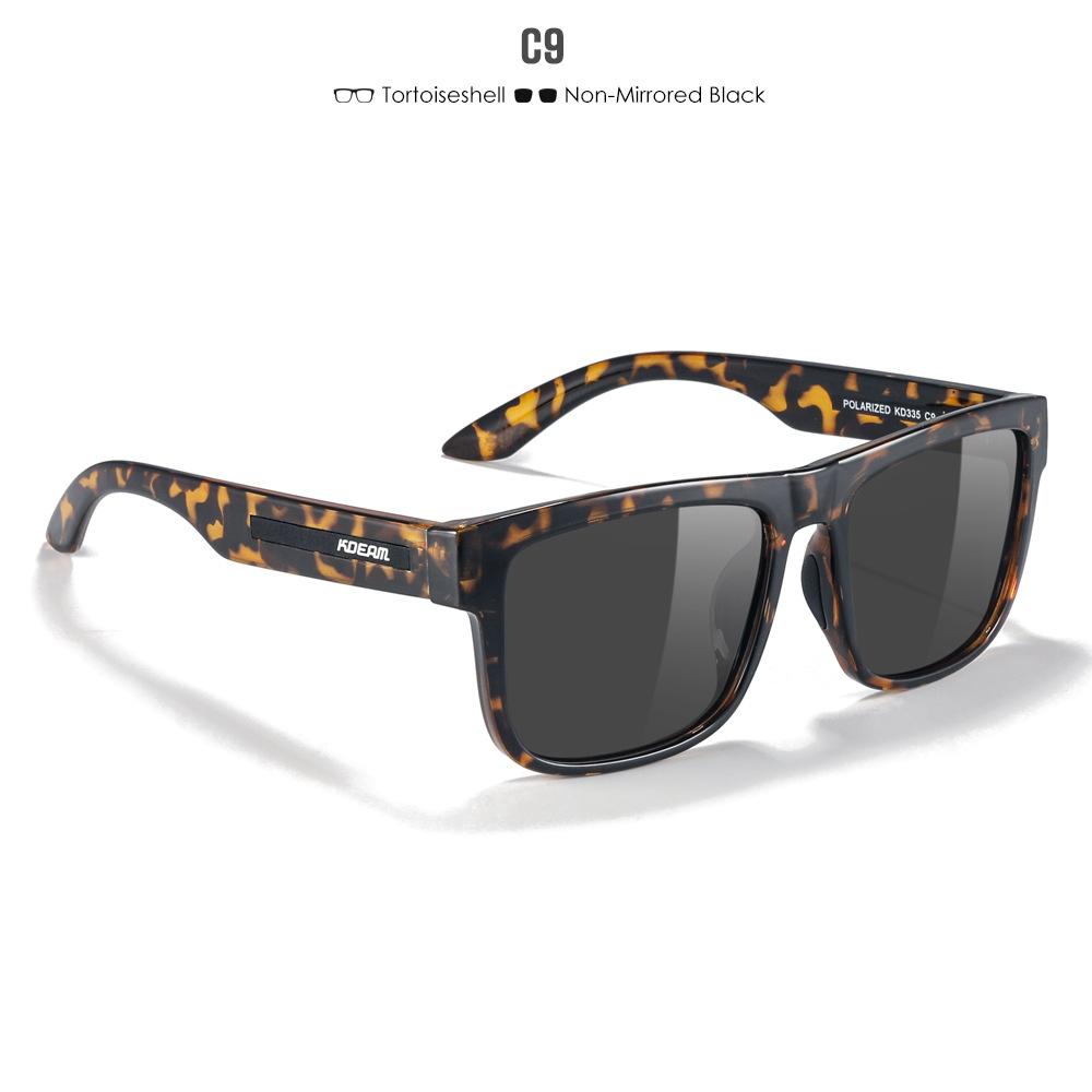 Polarized Sunglasses, Men'S And Women'S Square Sunglasses, Colorful Real Film Sunshades, Outdoor Driving Glasses