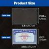 5/10/20Pcs Waterproof PVC Card Protector Sleeves Soft Clear Protective Covers for Social Security Medical Insurance Credit Cards