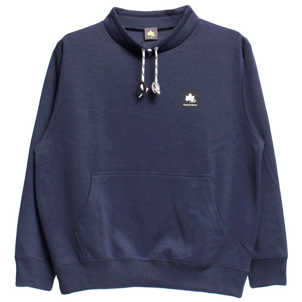 One Colors LOGOS PARK Herren Spindelhalssweatshirt, Große Größen, Pullover, Rollkragen, Marineblau (Größe 5L)