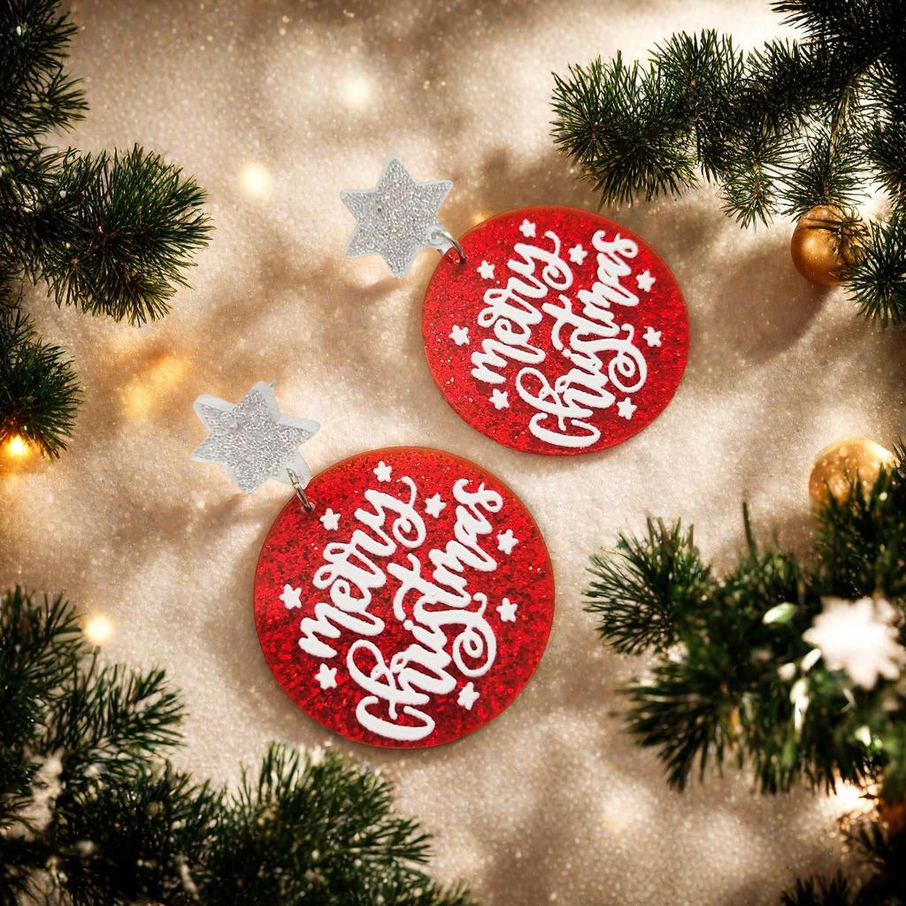 Women's Christmas Flamingo Dangle Earrings - Creative and Versatile Design