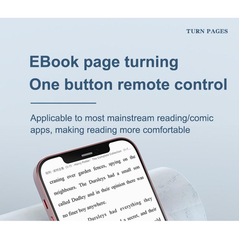 Kompatybilny z Bluetooth Ring Tiktok Pilot Fingertip Telefon komórkowy Selfie Photo Page Turner